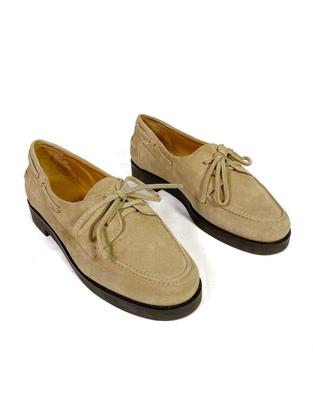 Sezane Caroline Suede Loafers Sandstone